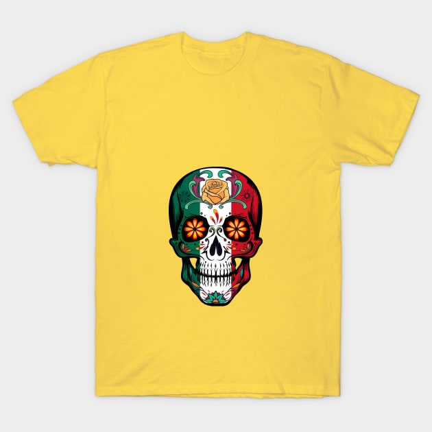 Day of the Dead Skull T-Shirt by Giorgi's